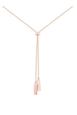 Carraig Donn Long Feather Pendant With Grey Charm
