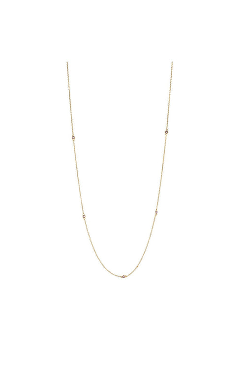 Long Fine Amethyst Chain