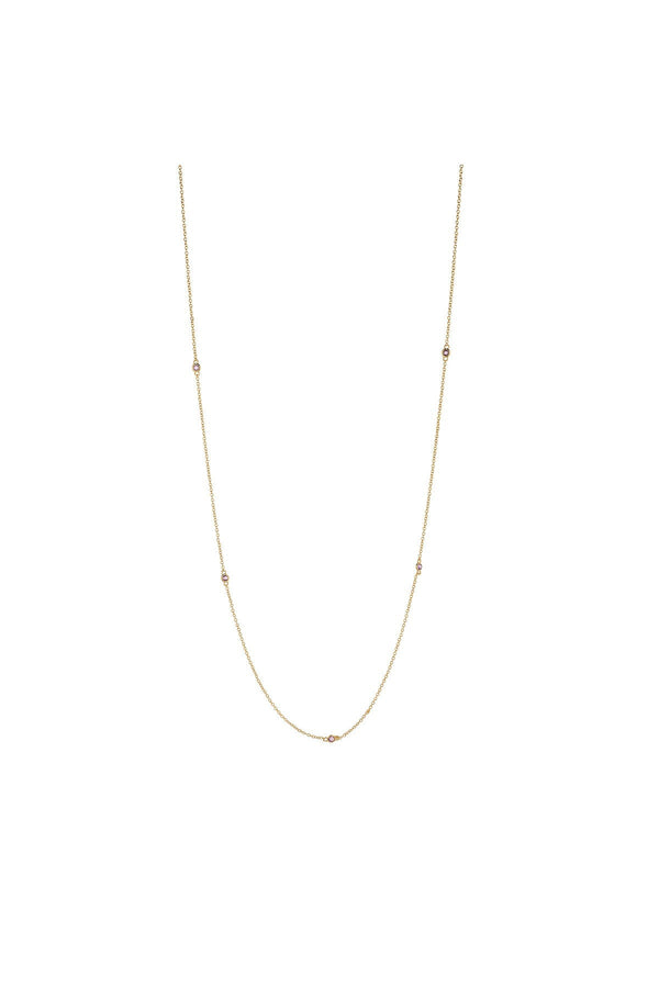 Carraig Donn Long Fine Amethyst Chain
