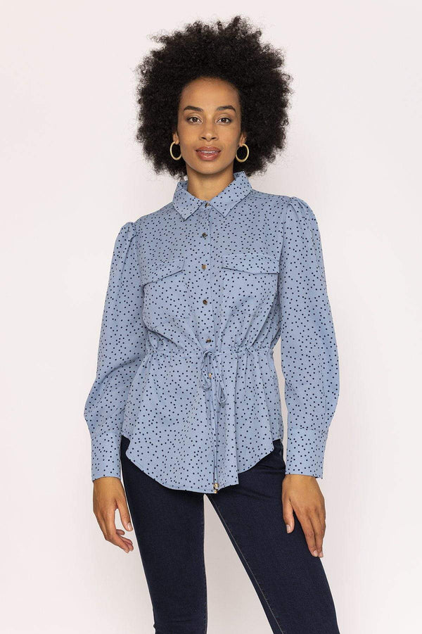 Carraig Donn Longline Shirt in Blue