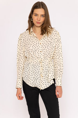 Carraig Donn Longline Tie Shirt in Mono
