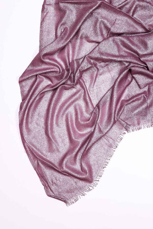 Carraig Donn Lurex Evening Scarf in Wine