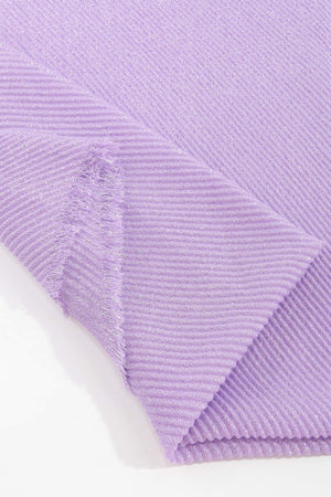 Carraig Donn Lurex Pleated Occasion Scarf in Lilac