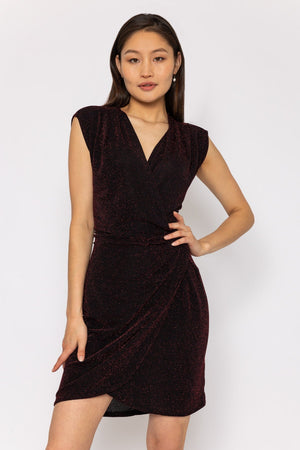 Carraig Donn Lurex Tammy Dress in Red