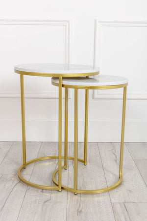 Carraig Donn Marble Nesting Tables