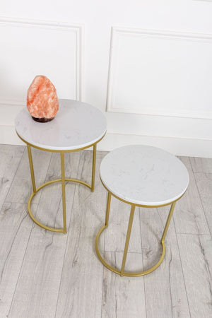 Carraig Donn Marble Nesting Tables