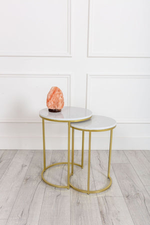 Carraig Donn Marble Nesting Tables