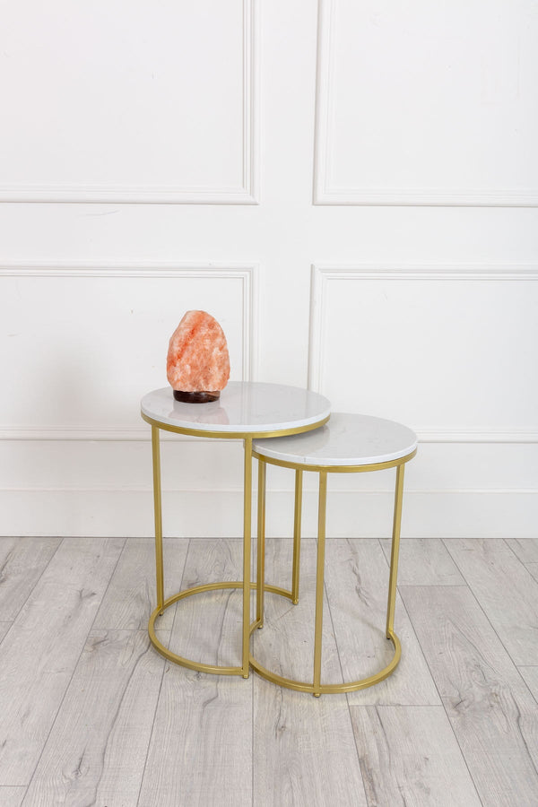 Carraig Donn Marble Nesting Tables