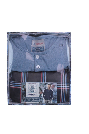 Carraig Donn Mens Luxury Loungewear Set in Aqua