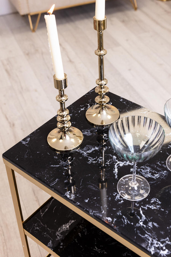 Carraig Donn Metal Bar Cart