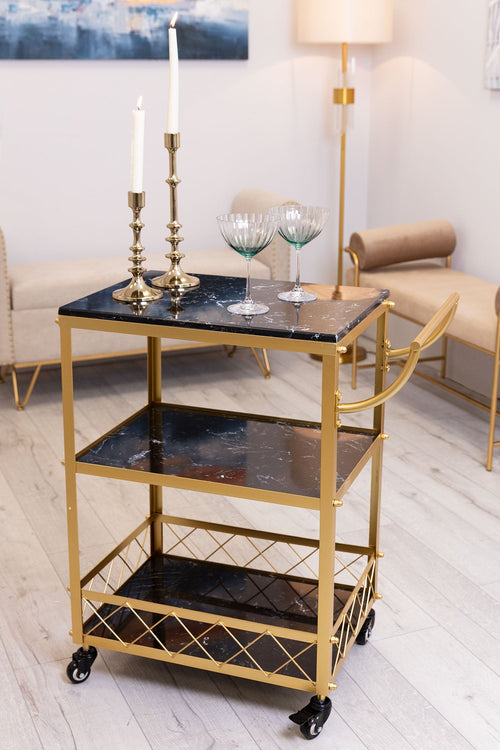 Metal Bar Cart