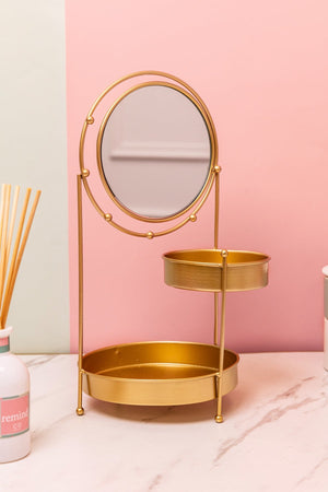 Carraig Donn Metal Mirrored Jewellery Holder