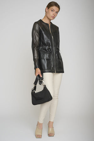 Carraig Donn Mexi Jacket in Black