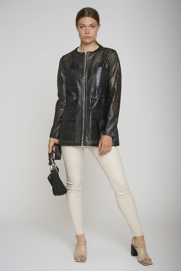 Carraig Donn Mexi Jacket in Black