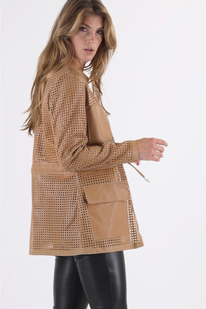 Carraig Donn Mexi Jacket in Nut