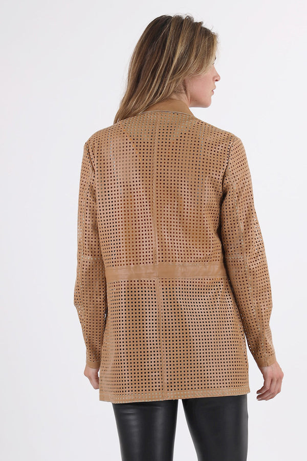Carraig Donn Mexi Jacket in Nut