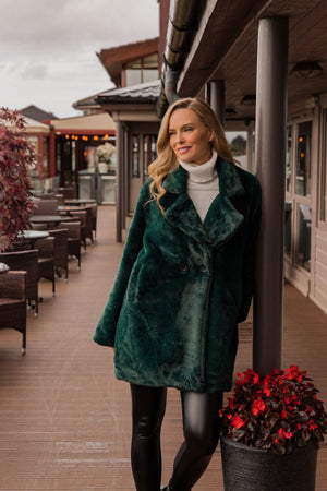 Carraig Donn Michelle Jacket in Bottle Green