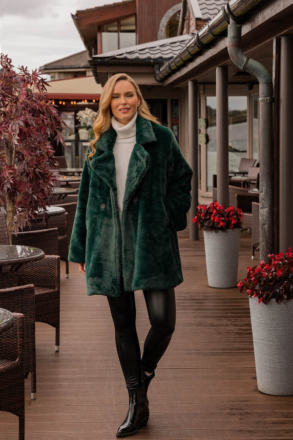 Carraig Donn Michelle Jacket in Bottle Green