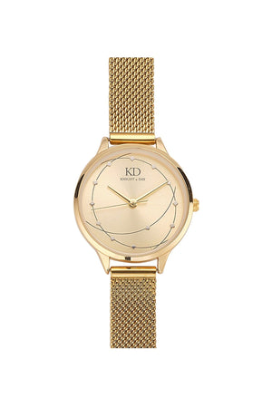 Carraig Donn Milena Gold Mesh Band Watch