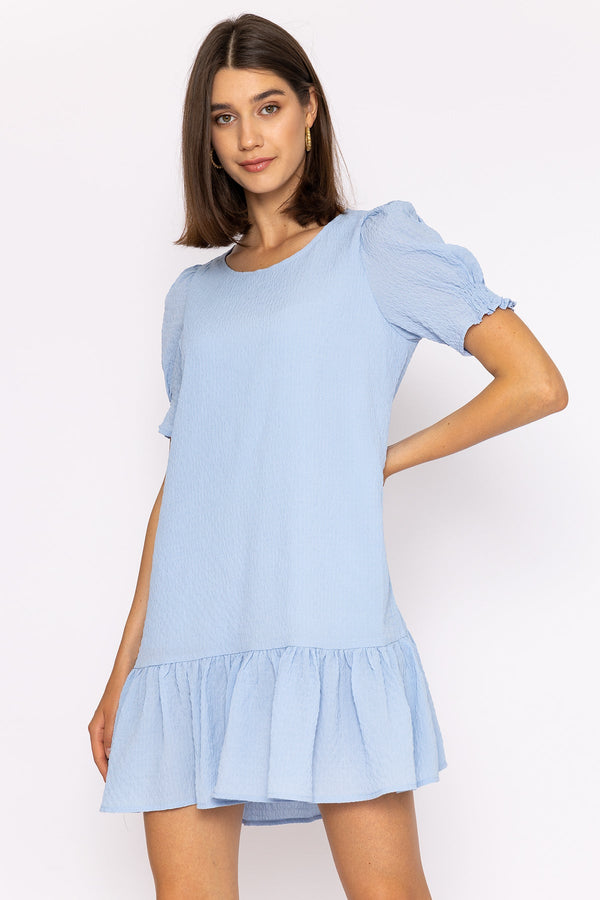 Carraig Donn Mini Shift Dress in Blue