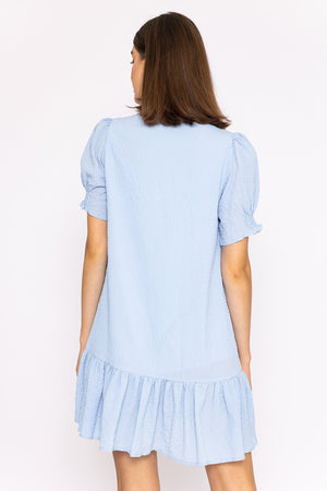 Carraig Donn Mini Shift Dress in Blue