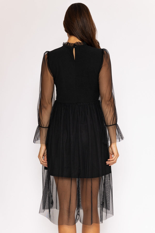 Carraig Donn Minnie Midi Dress in Black
