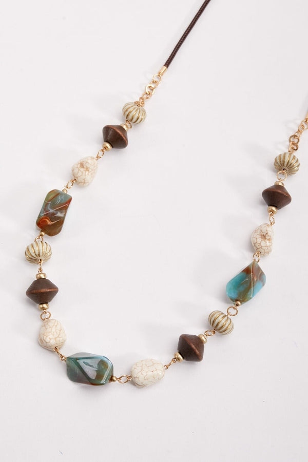 Carraig Donn Mix Stones Beaded Necklace