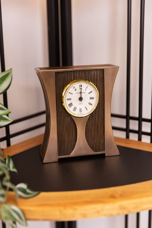Carraig Donn Modern Bronze Clock