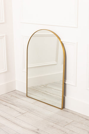 Carraig Donn Modern Gold Mantle Mirror