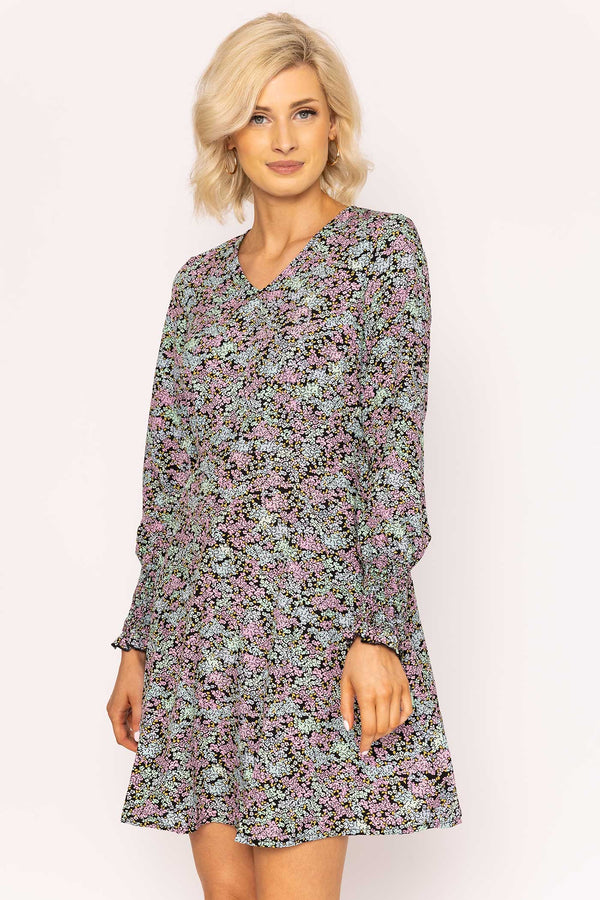 Carraig Donn Mollie Dress in Green Print