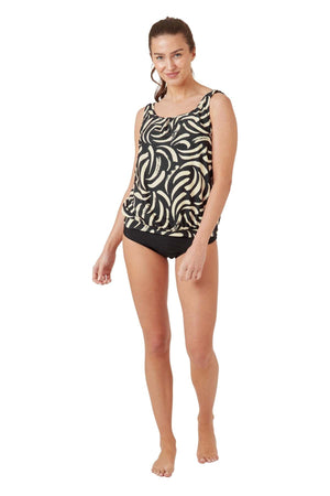 Carraig Donn Monochrome Tankini With Briefs
