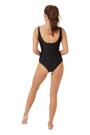 Carraig Donn Monochrome Wrap Swimsuit