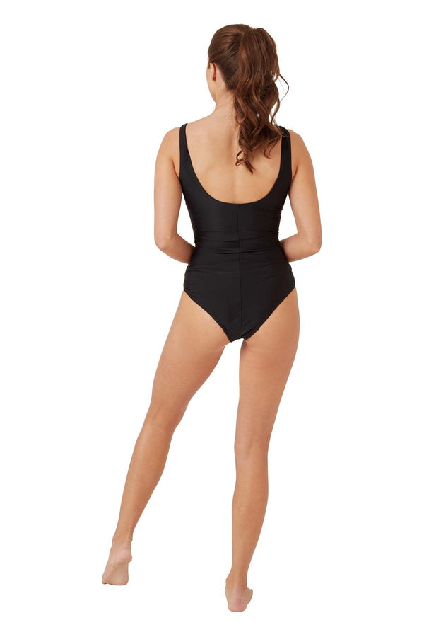 Carraig Donn Monochrome Wrap Swimsuit