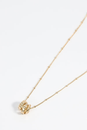 Carraig Donn Multi Charm Gold Necklace