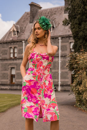 Carraig Donn Multi Print Charlotte Knee Length Dress