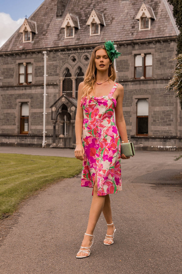 Carraig Donn Multi Print Charlotte Knee Length Dress