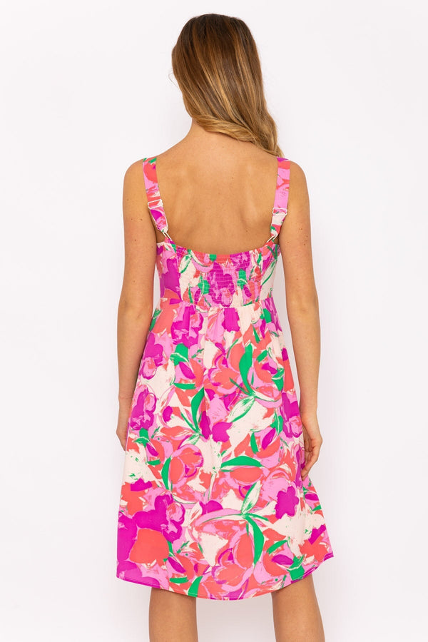 Carraig Donn Multi Print Charlotte Knee Length Dress
