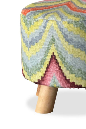 Carraig Donn Multicolour Boho Footstool