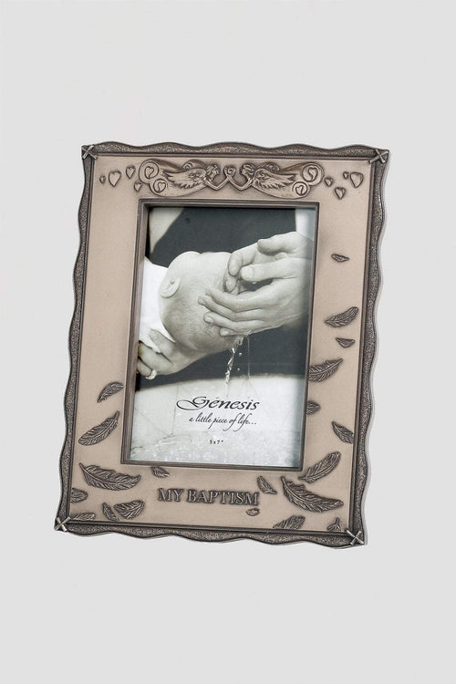 My Baptism Bronze Frame