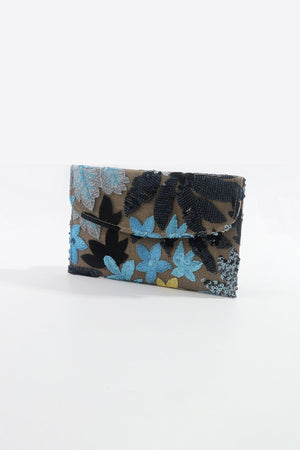 Carraig Donn Navy Embellished Clutch Bag