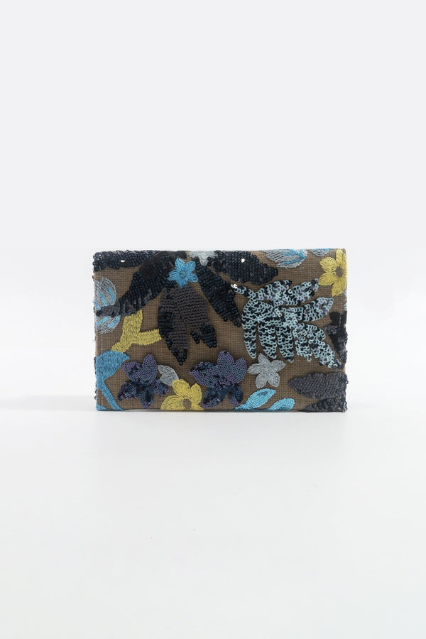 Carraig Donn Navy Embellished Clutch Bag
