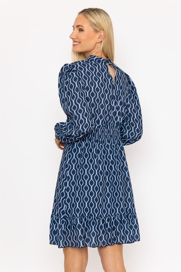 Carraig Donn Navy Long Sleeve Nadia Dress