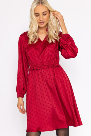 Carraig Donn Nicola Dress in Red