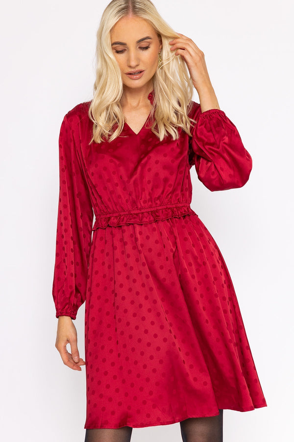 Carraig Donn Nicola Dress in Red