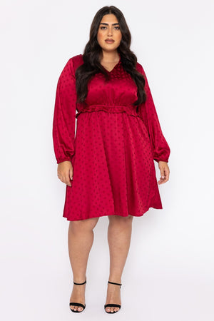 Carraig Donn Nicola Dress in Red