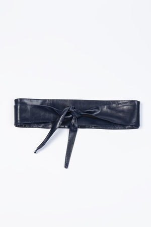 Carraig Donn Obi Belt in Navy OLD