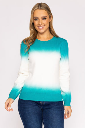 Carraig Donn Ombre Crew Neck in Green