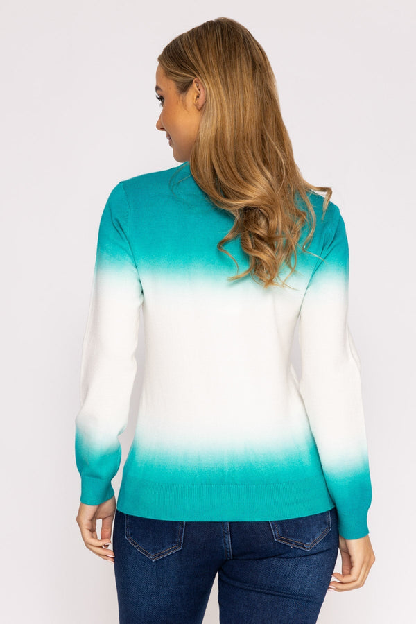 Carraig Donn Ombre Crew Neck in Green