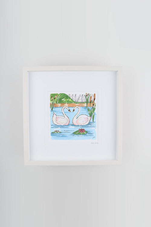 One Love Large Framed Art Print