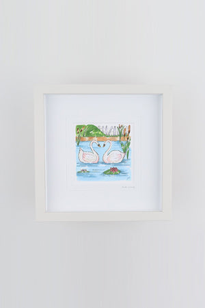 Carraig Donn One Love Small Framed Art Print